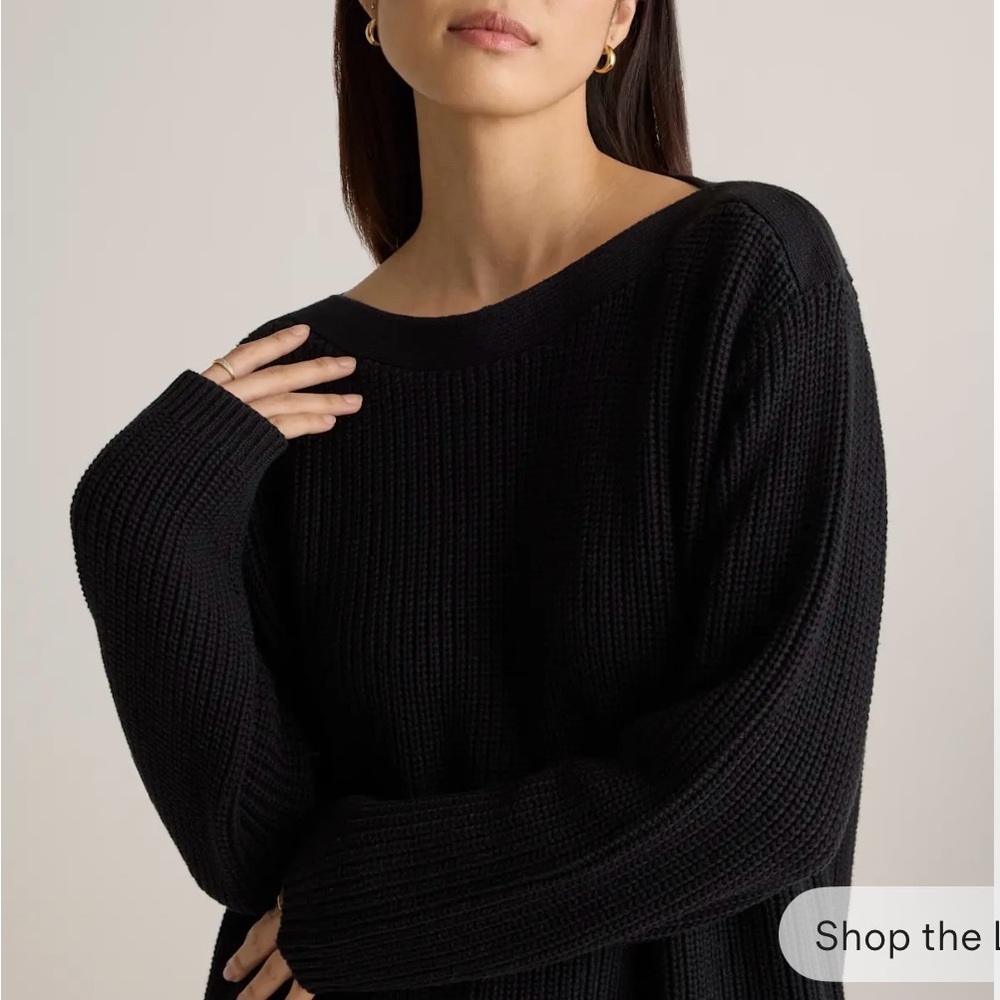 Never worn Quince Women's Black Sweater